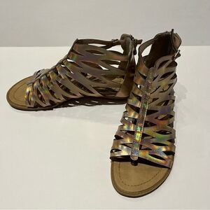 Blowfish Malibu Women's Gladiator Sandals Iridescent Pink Size 7